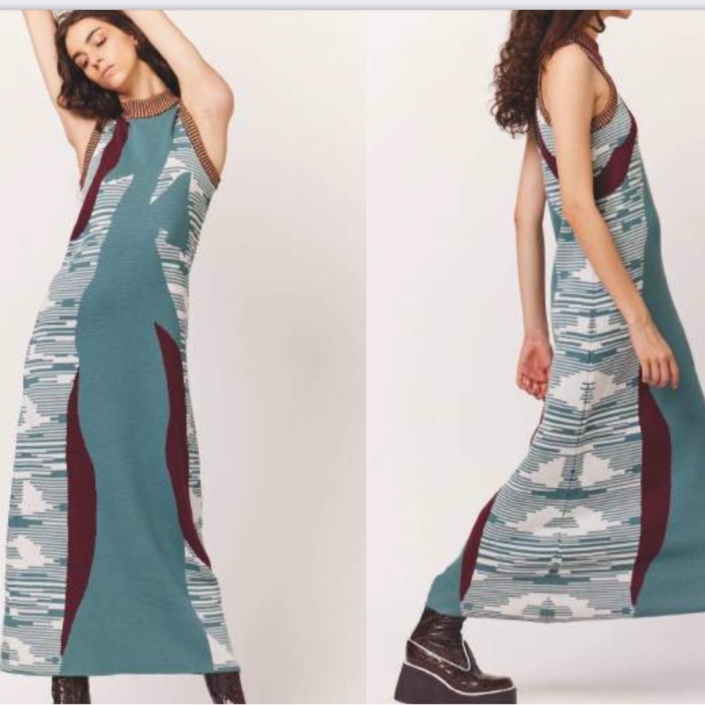 New Ethical fashion, Mandinga, knit dress, made in Uruguay, med size, fits large